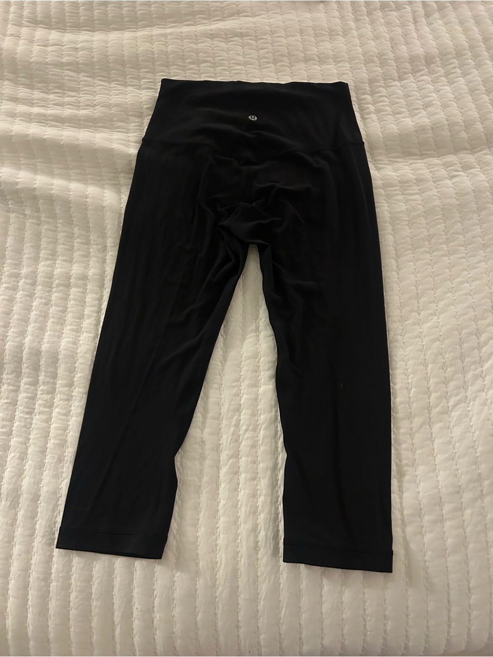 lululemon athletica Black Girls' Cropped Performance Leggings